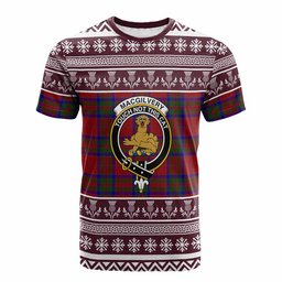 ScotsTee Shop Scottish MacGilvery (McGilvery) Clan Tartan Christmas Ugly T-shirt Family Crest