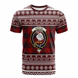 ScotsTee Shop Scottish Wemyss Clan Tartan Christmas Ugly T-shirt Family Crest