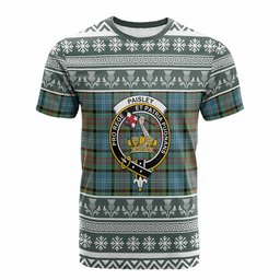 ScotsTee Shop Scottish Paisley Clan Tartan Christmas Ugly T-shirt Family Crest