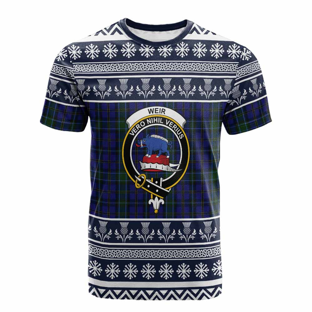 ScotsTee Shop Scottish Weir Clan Tartan Christmas Ugly T-shirt Family Crest