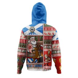 ScotsTee Shop Scottish Baxter Weathered Clan Crest Tartan Hoodie Santa Tattoo Christmas Comic Patchwork Style