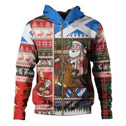 ScotsTee Shop Scottish Blackstock Hunting Modern Clan Crest Tartan Hoodie Santa Tattoo Christmas Comic Patchwork Style