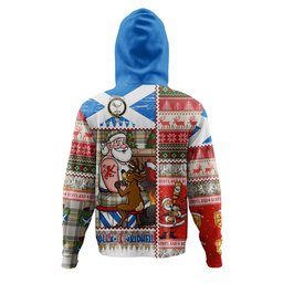 ScotsTee Shop Scottish Burns Ancient Clan Crest Tartan Hoodie Santa Tattoo Christmas Comic Patchwork Style