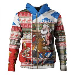 ScotsTee Shop Scottish Burns Ancient Clan Crest Tartan Hoodie Santa Tattoo Christmas Comic Patchwork Style
