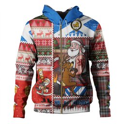 ScotsTee Shop Scottish MacTavish Ancient Clan Crest Tartan Hoodie Santa Tattoo Christmas Comic Patchwork Style