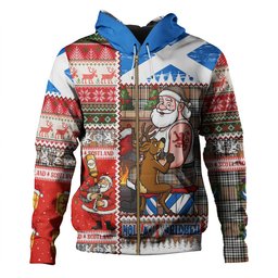 ScotsTee Shop Scottish Napier Rose Modern Clan Crest Tartan Hoodie Santa Tattoo Christmas Comic Patchwork Style