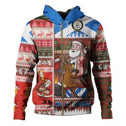 ScotsTee Shop Scottish Murray Plaid Artifact Ancient Clan Crest Tartan Hoodie Santa Tattoo Christmas Comic Patchwork Style