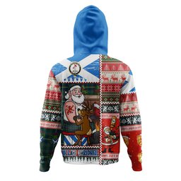 ScotsTee Shop Scottish Taylor Modern Clan Crest Tartan Hoodie Santa Tattoo Christmas Comic Patchwork Style