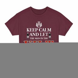 ScotsTee Shop Scottish Scott Modern Clan Keep Calm and Let The Man in The Kilt Handle It Tartan T-shirt