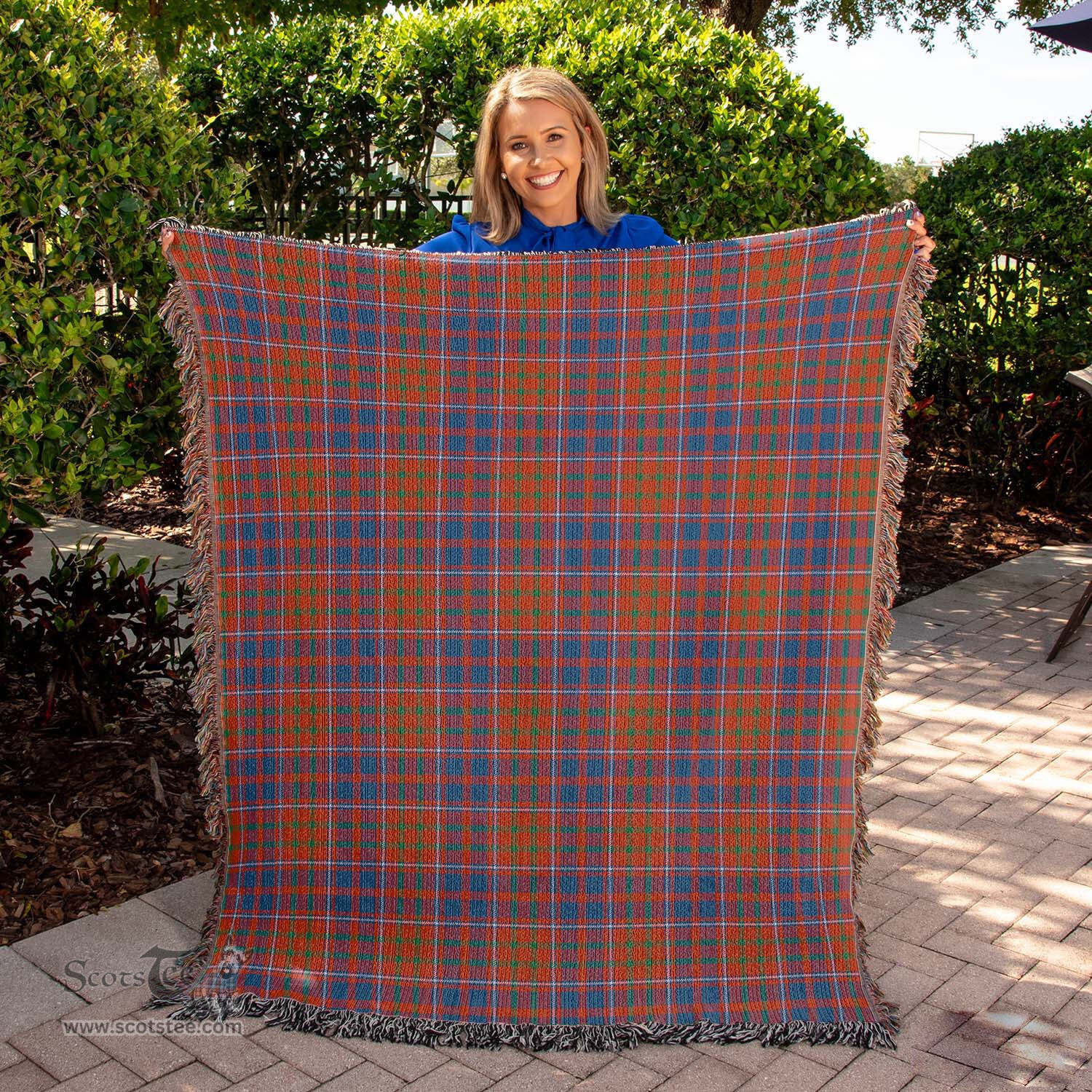 Cameron of Lochiel Ancient Tartan Woven Blanket ScotsTee Shop - scotstee.com - Tartan Blankets