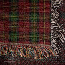 Blackstock Red Dress Tartan Woven Blanket ScotsTee Shop - scotstee.com - Tartan Blankets