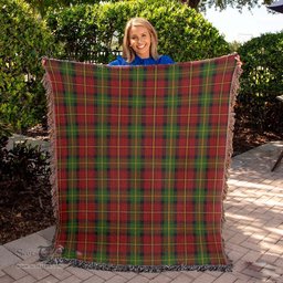 Blackstock Red Dress Tartan Woven Blanket ScotsTee Shop - scotstee.com - Tartan Blankets