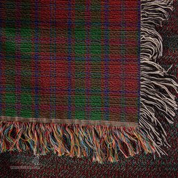 Stewart of Appin Tartan Woven Blanket ScotsTee Shop - scotstee.com - Tartan Blankets