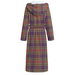 ScotsTee Shop Scottish Beattie Weathered Clan Crest Tartan Flannel Hooded Bathrobe