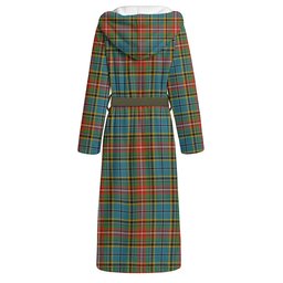 ScotsTee Shop Scottish Beattie Ancient Clan Crest Tartan Flannel Hooded Bathrobe