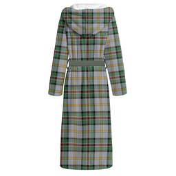 ScotsTee Shop Scottish Dinwoodie Modern Clan Crest Tartan Flannel Hooded Bathrobe