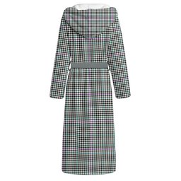 ScotsTee Shop Scottish Halliday (Holliday) Modern Clan Crest Tartan Flannel Hooded Bathrobe