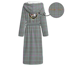 ScotsTee Shop Scottish Halliday (Holliday) Modern Clan Crest Tartan Flannel Hooded Bathrobe