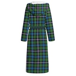 ScotsTee Shop Scottish Gammell Ancient Clan Crest Tartan Flannel Hooded Bathrobe