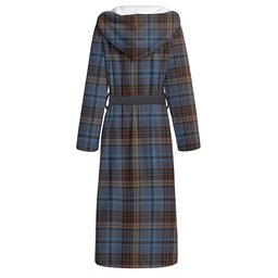 ScotsTee Shop Scottish Renton Modern Clan Crest Tartan Flannel Hooded Bathrobe
