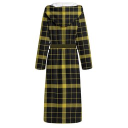 ScotsTee Shop Scottish Raeburn Modern Clan Crest Tartan Flannel Hooded Bathrobe