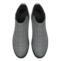 ScotsTee Shop Scottish Halliday (Holliday) Modern Tartan Flat Ankle Boots Chunky Low Heel