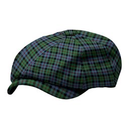 ScotsTee Shop Scottish Black Watch Coarse Kilt Ancient Tartan Newsboy Cap