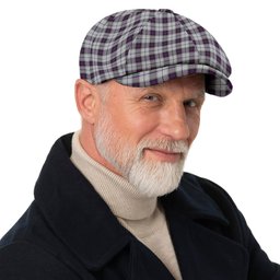 ScotsTee Shop Scottish Alexander of Menstry Dress Tartan Newsboy Cap