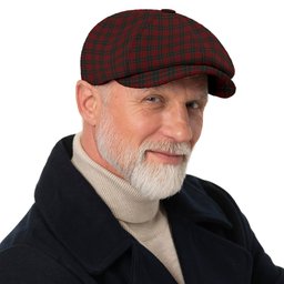 ScotsTee Shop Scottish Donald of Glencoe Tartan Newsboy Cap