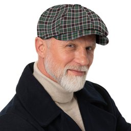 ScotsTee Shop Scottish Innes Dress Tartan Newsboy Cap