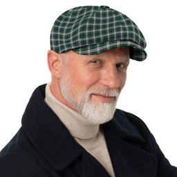 ScotsTee Shop Scottish Forbes Dress Tartan Newsboy Cap