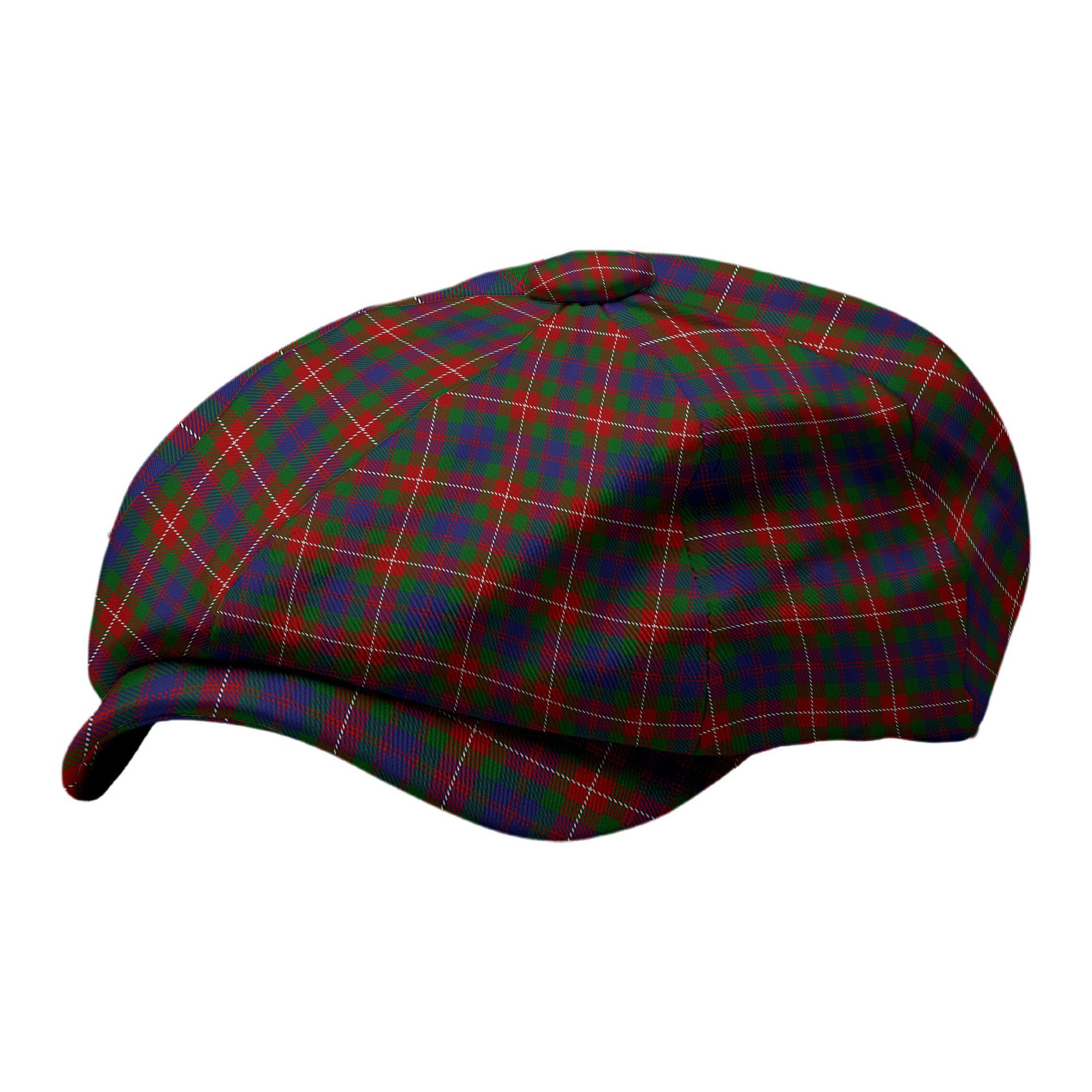 ScotsTee Shop Scottish Fraser of Lovat Tartan Newsboy Cap