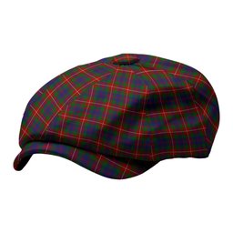 ScotsTee Shop Scottish Fraser of Lovat Tartan Newsboy Cap