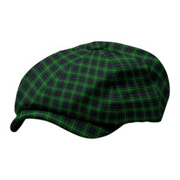 ScotsTee Shop Scottish MacDonald of The Isles Tartan Newsboy Cap