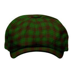 ScotsTee Shop Scottish MacAlister of Glenbarr Hunting Tartan Newsboy Cap