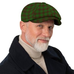 ScotsTee Shop Scottish MacAlister of Glenbarr Hunting Tartan Newsboy Cap