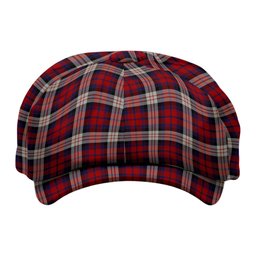ScotsTee Shop Scottish MacDonald Dress Irish Tartan Newsboy Cap