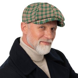ScotsTee Shop Scottish Robertson Dress Ancient Tartan Newsboy Cap