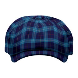 ScotsTee Shop Scottish McKerrell of Hillhouse Tartan Newsboy Cap