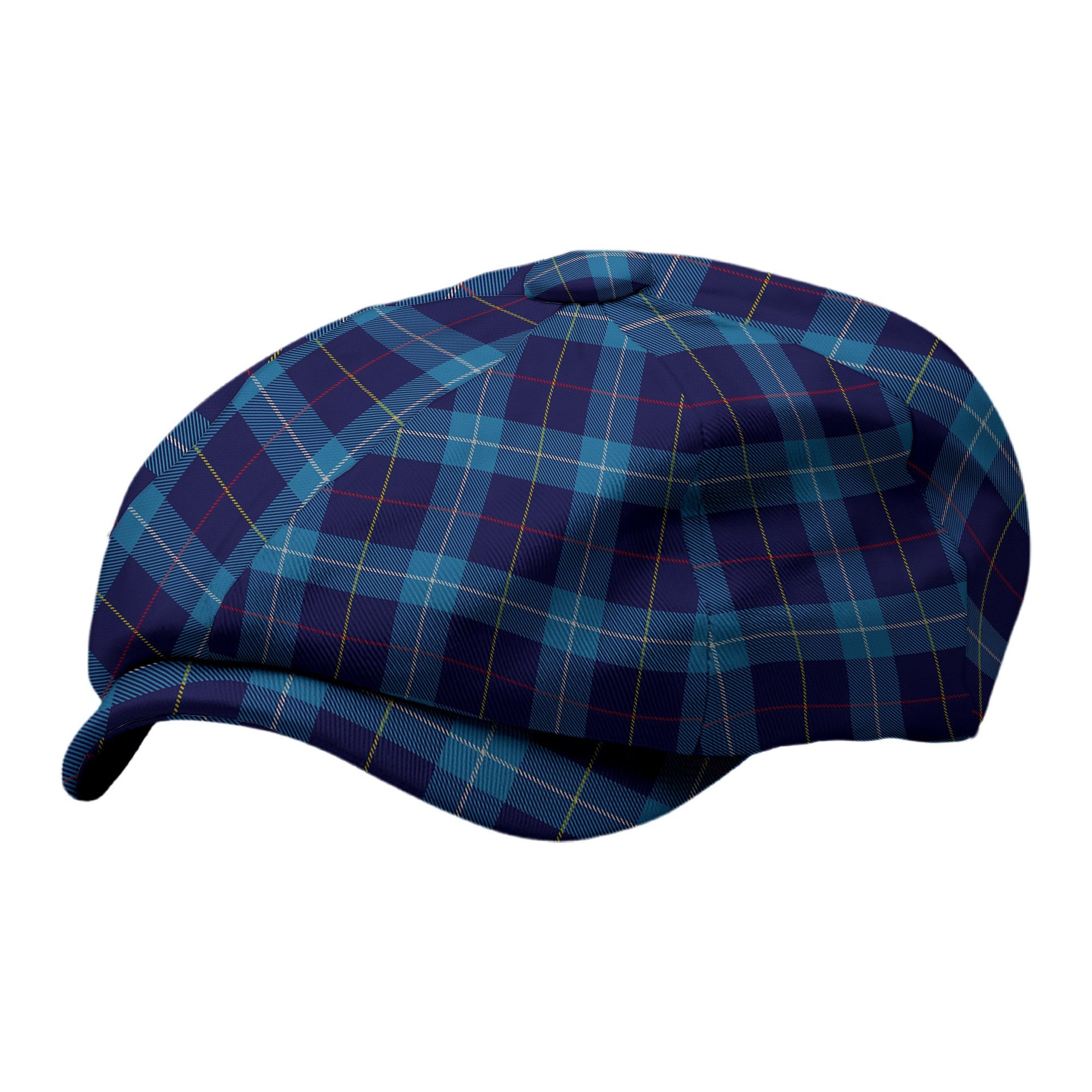 ScotsTee Shop Scottish McKerrell of Hillhouse Tartan Newsboy Cap