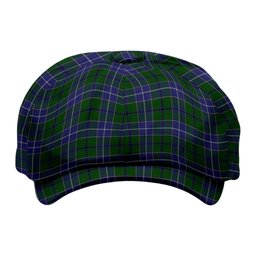 ScotsTee Shop Scottish Wishart Hunting Tartan Newsboy Cap