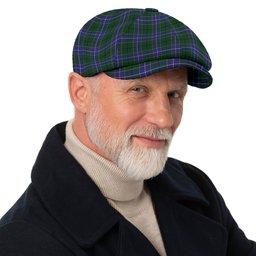 ScotsTee Shop Scottish Wishart Hunting Tartan Newsboy Cap