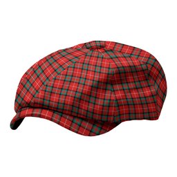 ScotsTee Shop Scottish Stewart Stuart of Bute Tartan Newsboy Cap