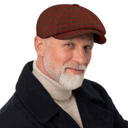ScotsTee Shop Scottish Matheson Dress Tartan Newsboy Cap