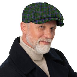 ScotsTee Shop Scottish Ogilvie Hunting 1 Tartan Newsboy Cap