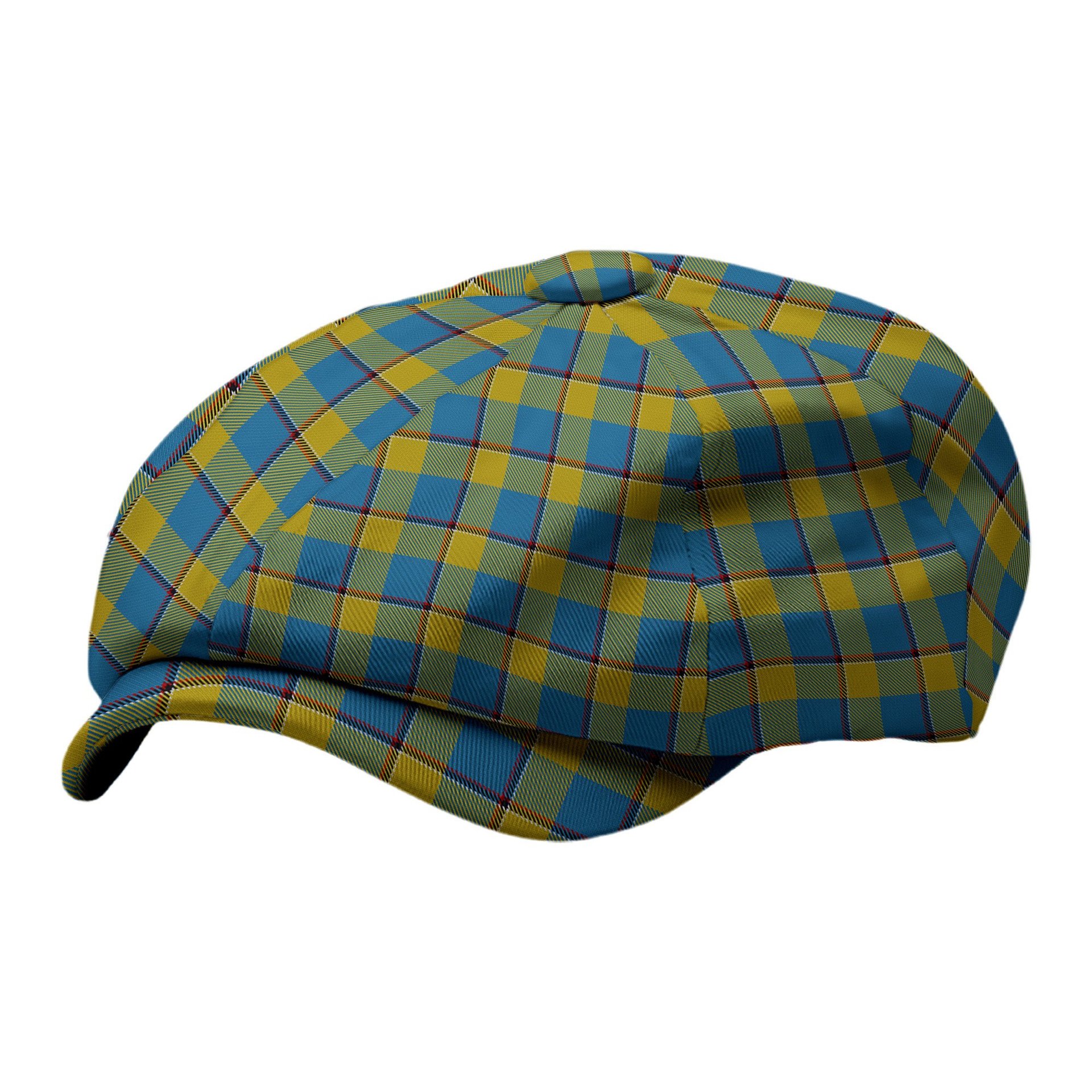 ScotsTee Shop Scottish Oliver Dress Pink Tartan Newsboy Cap