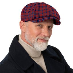 ScotsTee Shop Scottish Wishart Dress Tartan Newsboy Cap