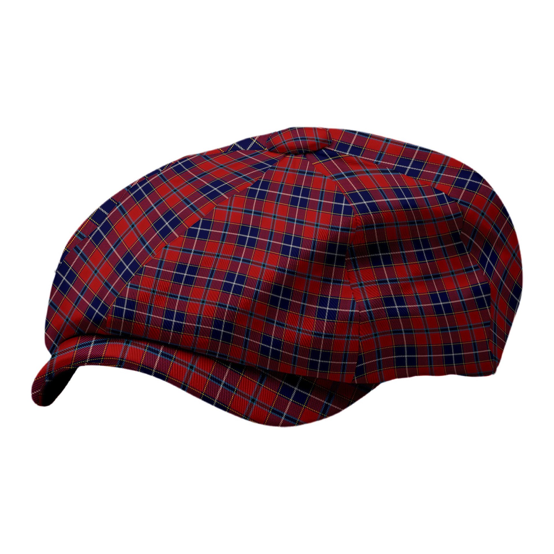 ScotsTee Shop Scottish Wishart Dress Tartan Newsboy Cap