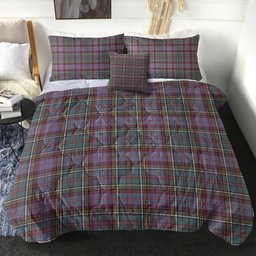 ScotsTee Shop Scottish Anderson of Kinneddar Hunting Weathered Clan Crest Tartan Plaid Comforter Set