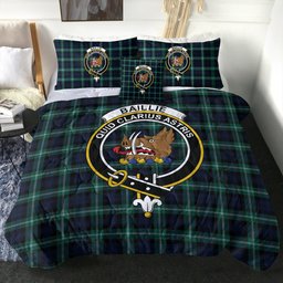 ScotsTee Shop Scottish Baillie of Polkemmet Modern Clan Crest Tartan Plaid Comforter Set